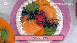 Torta fresca di frutta  È sempre mezzogiorno 18092024 [upl. by Ocirema]