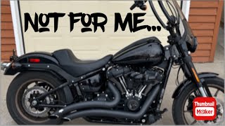 Harley Davidson Low Rider S  It’s Not For Me [upl. by Zurheide864]