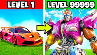 TRANSFORMEI SUPER CARROS em CARROS DE TRANSFORMERS no GTA 5 [upl. by Bilat710]