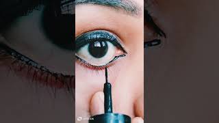 Dazller eyeliner tutorial  Malayalam Radhikasajin [upl. by Drolyag456]