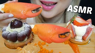 ASMR Mini Mousse Cakes Thailand Edition Relaxing soft Eating Sounds  NE Lets Eat [upl. by Arand]