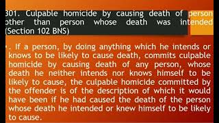 culpable homicidemurderIPC 299304ABNSlawllbsyllabus [upl. by Lydell62]