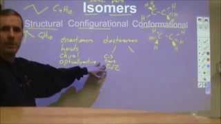 Structural configurational stereo and conformational isomers 3D organic [upl. by Marwin275]