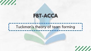 Tuckman’s theory of team forming FBT [upl. by Seaman]