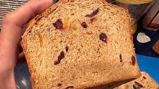 Orange Cranberry Whole Wheat Bread [upl. by Are]