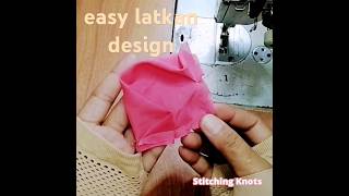 Easy latkan design latkandesign shorts diy [upl. by Aical]