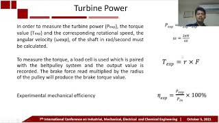 ICIMECE2021 ME28The Gravitational Water Vortex Turbine a review and Rieky Handoko [upl. by Eetnahs586]