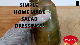 How to Make Salad Dressing Recipes HealthyVinaigrette easy salad dressing home maderecipe [upl. by Hijoung725]