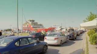 Thassos Ferry Greece 2012  01 [upl. by Maitund]