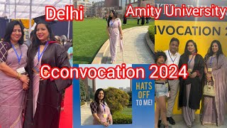 Convocation 2024  Amity University Noida  Rounaque Vlog 786 [upl. by Eanom]