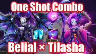 Ultimate One Shot Combo Belial × Tilasha💪💪💪【Summoners War RTA】 [upl. by Jehovah297]