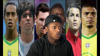 Best Dribblers Of All Time  MESSI FAN REACTS 😱🔥 [upl. by Tevlev]