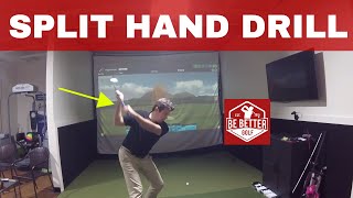 GOLF SPLIT HAND GRIP DRILL W BERTIE CORDLE [upl. by Alwitt]