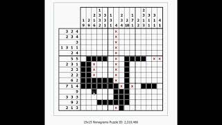 Solving 15x15 Nonogram Puzzles [upl. by Rosalynd134]