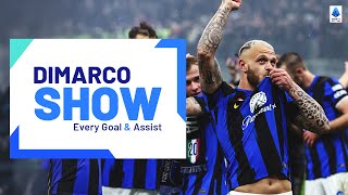 Federico Dimarco SHOW Every Goal amp Assist  Serie A 202324 [upl. by Rednijar]