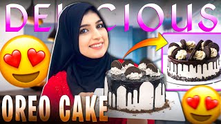 Oreo Cake Recipe Easy Orea Cake Making 😍Children’s Favourite Cake HKR Recipe😉 [upl. by Yenttihw994]