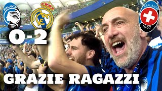 Atalanta  Real Madrid 02 live reactions  Europa Supercup CURVA STUPENDA PER UNA GRANDE SQUADRA [upl. by Aivatahs341]