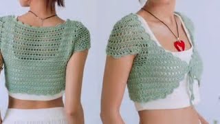 Casaco  blusa de crochê crochet [upl. by Drislane]