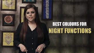 Best Colours For Night Functions  Indian Weddings  Fashion Tips  Jasminum Fashion Designer  Ep27 [upl. by Tade218]