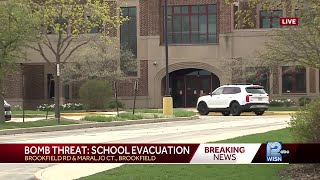 Police investigate bomb threat at Brookfield Elementary School school deemed safe [upl. by Girand]