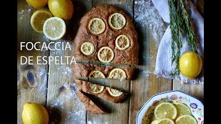 Focaccia de espelta [upl. by Yehus]