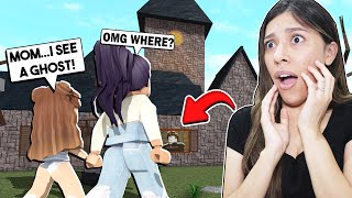 MY DAUGHTER TOOK ME TO A HAUNTED HOUSE and THIS HAPPENED SCARY Roblox Bloxburg Roleplay [upl. by Middleton]