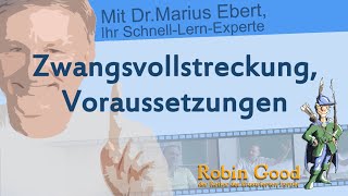 Zwangsvollstreckung Voraussetzungen [upl. by Ataner]