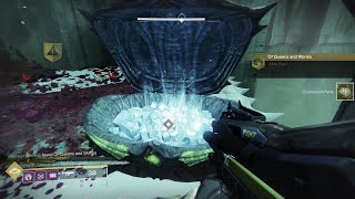 Locate a Cryptoglyph rune in the Alluring Curtain  Deepsight cache  Destiny 2 [upl. by Annavoj]