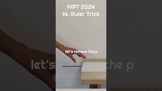 14 Ruler Trick IYPT 2024 [upl. by Nyleaj]