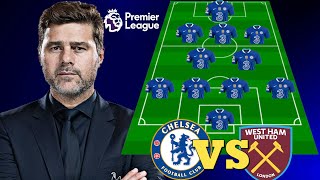 WELCOME NKUNKU NEW CHELSEA BEST PREDICTED 4231 LINEUP VS WEST HAM UNITED  EPL LONDON DERBY [upl. by Denie772]