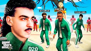 GTA Role Play x Squid Game 😂 زاکر سامورائی در اسکویید گیم [upl. by Ttenrag]