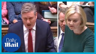 PMQs Live Liz Truss faces Keir Starmer and takes questions in Parliament  Liz Truss PMQs today [upl. by Dorcus254]