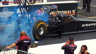 11000 HORSEPOWER TOP FUEL DRAGSTERS RUNS 330 mph in 37 SECONDS NITRO BURNING FLAMES [upl. by Sidoeht]