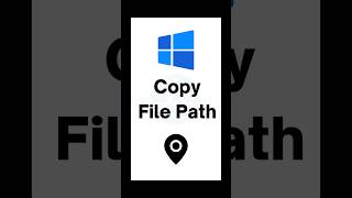 Copy File Path in Windows shorts viral youtubeshorts [upl. by Nivlak649]