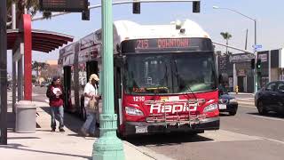 MTS Rapid Bus  New Flyer XN60 Route 215 1210 at 35th Street [upl. by Lyon]