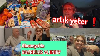 ALMANYAVLOG❌️ARTIK YETER😡SİZE NEDESEM UTANIRSINIZ90euro NELER ALINIR [upl. by Nomad47]