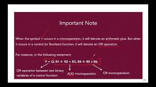 Register Transfer Language and Microoperations Part 2 [upl. by Heidie]