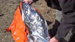 Emergency Mylar Sleeping Bag Review [upl. by Ardelis]