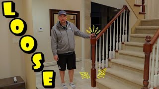 Fixing a Loose Banister with Simple DIY Tools 🛠️ Quick Easy amp Effective Home Repair Tutorial [upl. by Jimmy]