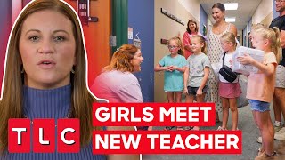 The Quints Meet Their 3rd Grade Teacher For The First Time  OutDaughtered [upl. by Hauhsoj]