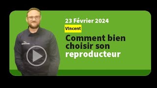 Comment bien choisir son reproducteur  x Vincent Lecoq littoralnormand268 [upl. by Etteniotnna581]