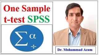 One Sample ttest  Onesample ttest  SPSS  One Sample ttest using SPSS  OneSample ttest SPSS [upl. by Acul]