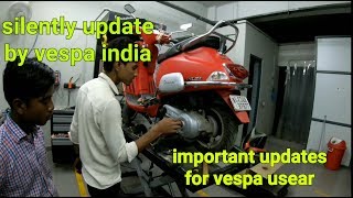 Vespa SXL 150 CC 3rd service essential for vespa custumers Full HD 1080p [upl. by Agnimod]