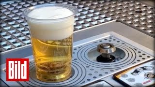 Bier zapfen in 6 Sekunden  Innovation aus den USA  Pils  saufen  Party [upl. by Anailuig527]