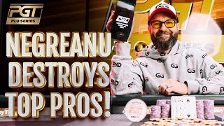 Daniel Negreanu Dominates Top Pros 265200 PotLimit Omaha Victory [upl. by Selima]