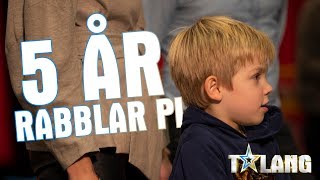 5åriga Alexander memorerar pi  Talang 2020 [upl. by Creight]