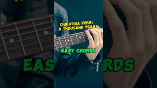 Christina Perri  A Thousand Years  easy guitar chords for beginner fingerstyle tutorial [upl. by Anyrak]