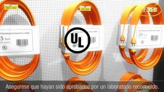 Extension Cord Safety Virtual Demonstration Spanish [upl. by Ardnassela]