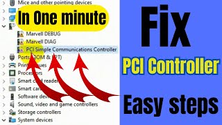 PCI memory controller driver missing in Windows [upl. by Sallad]