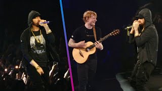 Eminem SURPRISES Ed Sheeran Fans With Performance in Detroit [upl. by Guinn]